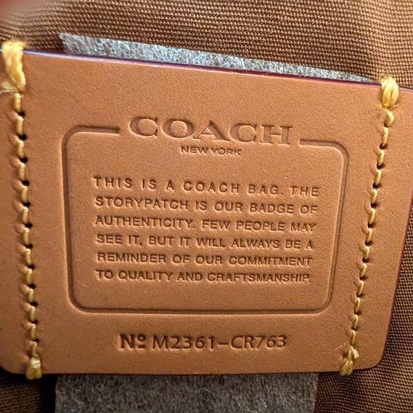 Coach Denim Backpack Signature C Black & Gray NWT Unisex - Picture 9 of 10